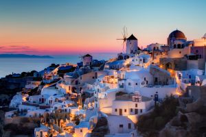 Zonsondergang op Santorini - Combinatiereis Cycladen: Paros, Naxos & Santorini